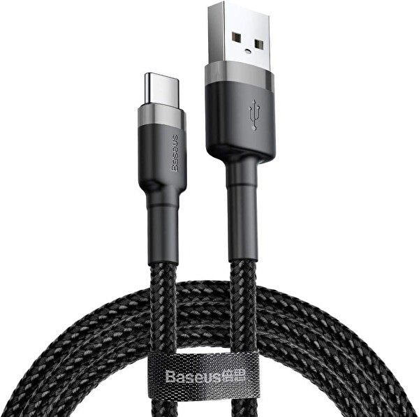 Baesus Cafule CATKLF-A1 0.5 M 3A USB-A ve USB-C Şarj Ve Data Aktarım Kablosu