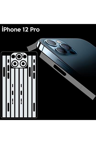 ZHL Tools iPhone 12 Pro 6.1 Hidrojel Hayalet Yan Alt Üst Kamera Kaplama Şeffaf Film