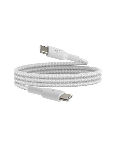 Belkin Boost Charge Örgülü 1 Metre 60W USB-C To USB-C Kablo