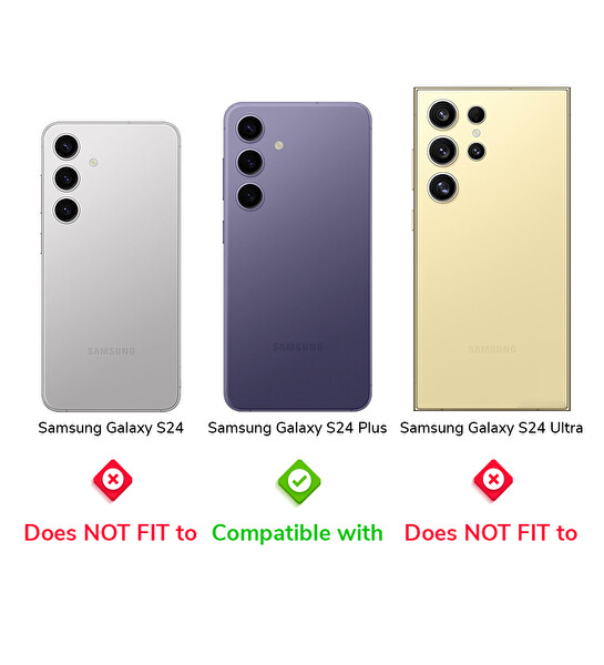 IPG ProLENS Samsung Galaxy S25 /S24 Plus Kamera Lens Koruyucu Alüminyum CD Çerçeveli Kırılmaz Cam Kırmızı