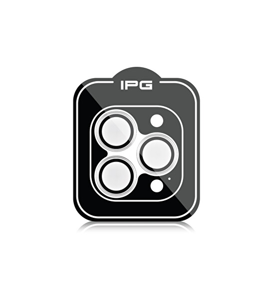 IPG ProLENS iPhone 16 Pro / Pro Max Şeffaf Kamera Lens Koruma Temperli Cam Çizilmez Lens Kapağı