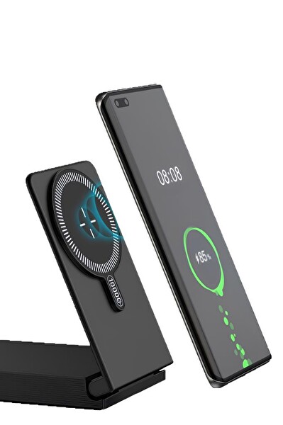 Torima TRM-1019 Siyah 10000 mAh MagSafe Kablosuz Type-C 22.5W Hızlı Şarj Powerbank