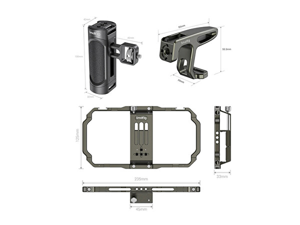 SmallRig 3155 Mobil Telefon Kafes Kiti