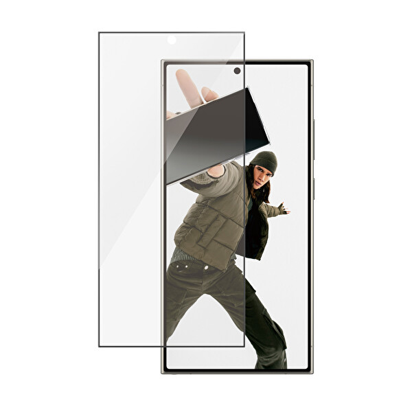 Panzerglass Samsung Galaxy S24 Ultra - Ultra-Wide Fit Çerçeve Aparatlı Ekran Koruyucu