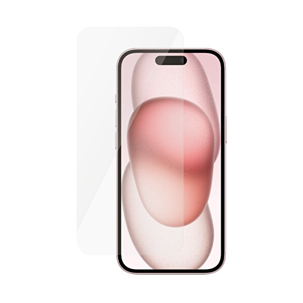 Panzerglass Safe by Panzerglass iPhone 15 - Ultra-Wide Fit Çerçeve Aparatlı Tam Koruma Ekran Koruyucu