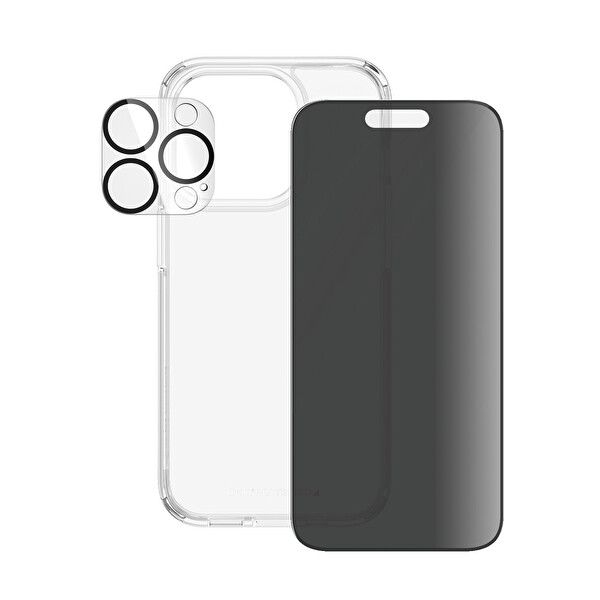 Panzerglass iPhone 15 Pro Gizli Hayalet 3'lü Çerçeve Aparatlı Telefon Koruma Set