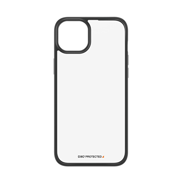 Panzerglass ClearCase iPhone 15 Plus D3O Darbeye Karşı Korumalı Şeffaf Siyah Çerçeveli Telefon Kılıfı