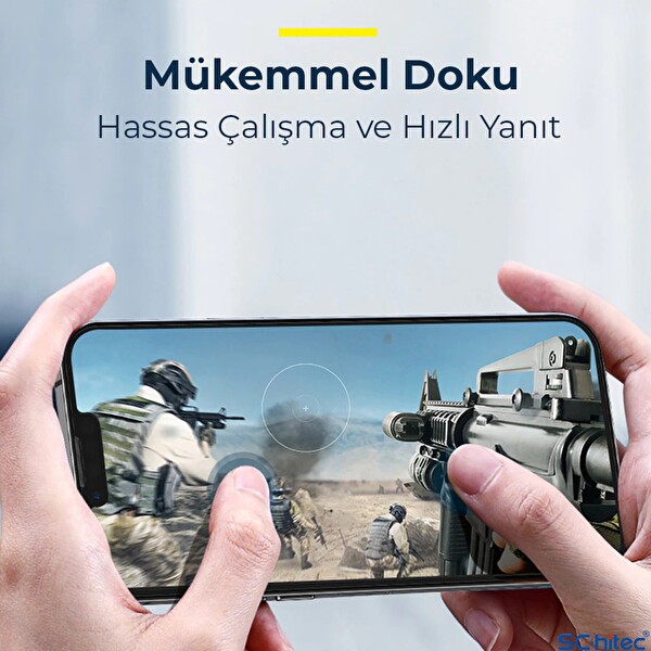 ScHitec Huawei Nova 12İ İle Uyumlu Ön Darbe Emici HD Ekran Koruyucu Kaplama