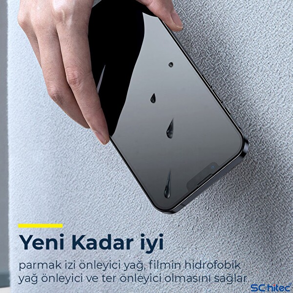 ScHitec Vivo V30 Lite İle Uyumlu Ön Darbe Emici HD Ekran Koruyucu Kaplama