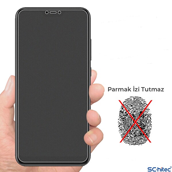 ScHitec Vivo V30 İle Uyumlu Ön Darbe Emici HD Mat Koruyucu Kaplama