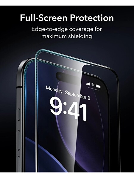 ESR Apple iPhone 17 Air UltraFit Armorite Kolay Uygulama Aparatlı 2 Adet Cam Ekran Koruyucu