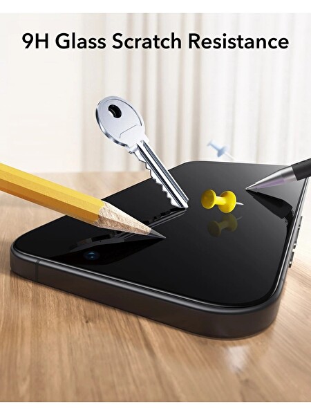 ESR Apple iPhone 17 UltraFit Classic Kolay Uygulama Aparatlı 2 Adet Cam Ekran Koruyucu