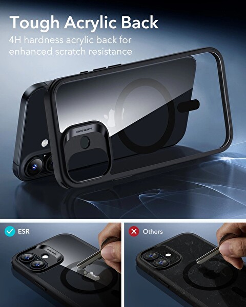 ESR Apple iPhone 17 Classic Hybrid Kamera Kontrol Koruma Butonlu Magsafe Kapak Kılıf