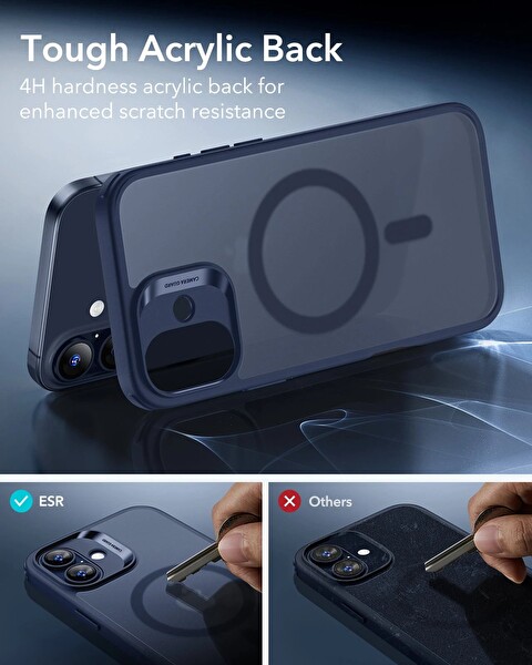 ESR Apple iPhone 17 Classic Hybrid Kamera Kontrol Koruma Butonlu Magsafe Kapak