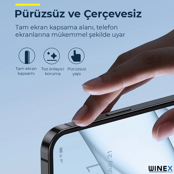 Winex General Mobile GM 21 Plus Ön Darbe Emici HD Ekran Koruyucu Kaplama