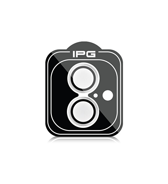 IPG iPhone 16 / 16 Plus için IPG ProLENS Şeffaf Kamera Lens Koruma HD Görünümlük Temperli Cam Çizilmez Lens Kapağı