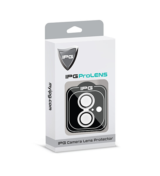 IPG iPhone 16 / 16 Plus için IPG ProLENS Şeffaf Kamera Lens Koruma HD Görünümlük Temperli Cam Çizilmez Lens Kapağı