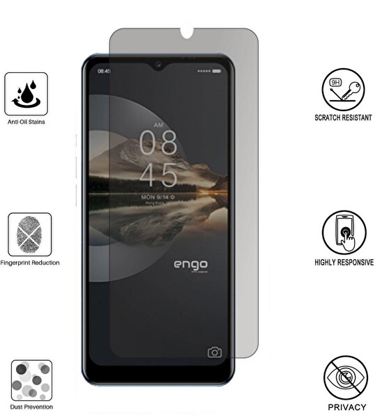 Engo Mipo M33 İle Uyumlu Hayalet Ekran Koruyucu Nano Şeffaf