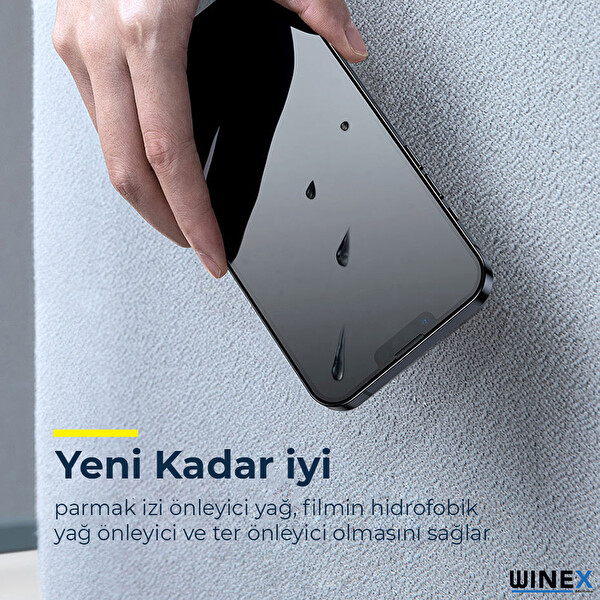 Winex Xiaomi Mi Note 8 Ön Darbe Emici HD Ekran Koruyucu Kaplama