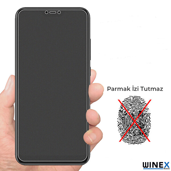 Winex Xiaomi Poco X3 Pro Ön-Arka Komple Mat Darbe Emici HD Koruyucu Kaplama