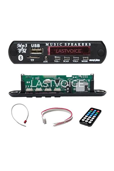 Lastvoice USB-BT-10X Bluetooth USB SD Kart ve FM Radyo Özellikli MP3 Decoder - 10 Adet