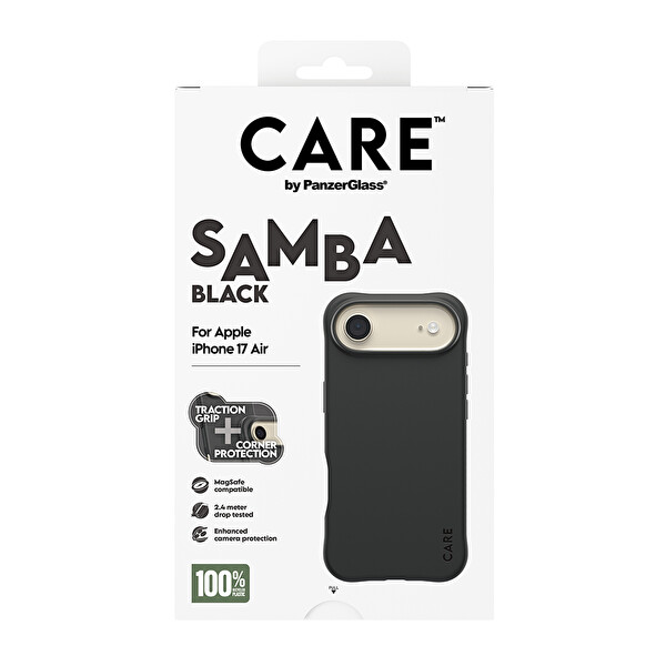 Panzerglass Care by PanzerGlass Fashionable iPhone Air Samba Black MagSafe Uyumlu Kılıf