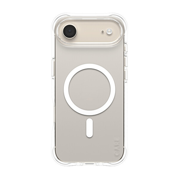 Panzerglass Care by PanzerGlass Fashionable iPhone Air Samba Transparent Beyaz MagSafe Uyumlu Kılıf