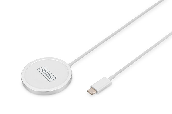 Digitus 15W Mıknatıslı Kablosuz Şarj Pad MagSafe Uyumlu