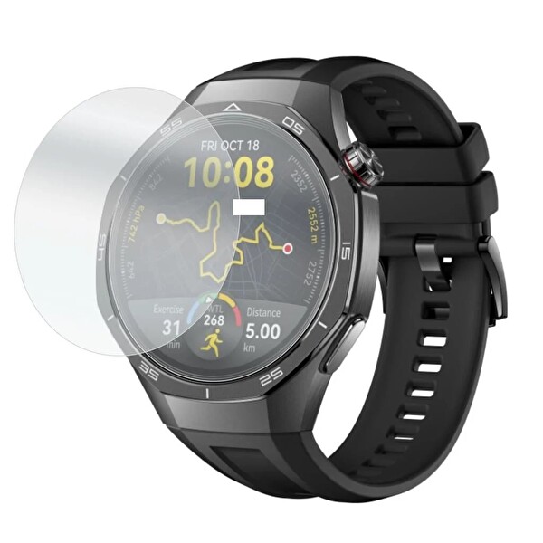 Rova Huawei Watch GT 6 Pro Uyumlu 3 Adet Şeffaf Ultra Koruyucu Nano Jelatin