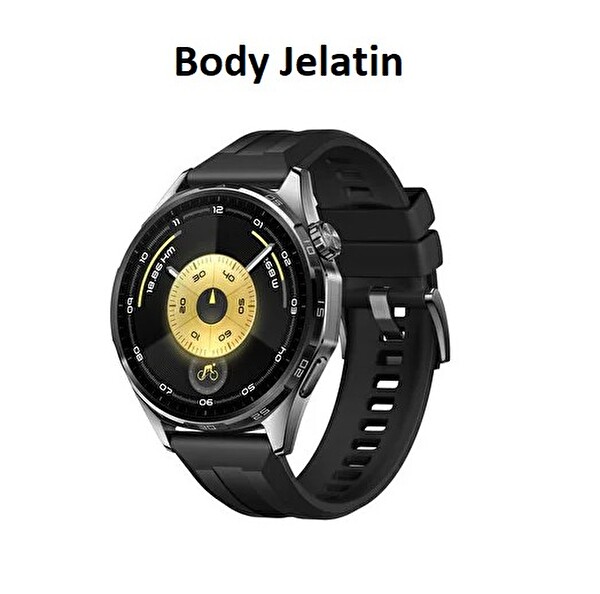 Rova Huawei Watch GT 6 46MM Uyumlu 3 Adet Şeffaf Ultra Koruyucu Nano Jelatin