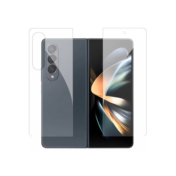Winex Samsung Galaxy Z Fold 3 5G Ön-Arka Darbe Emici HD Ekran Koruyucu Kaplama