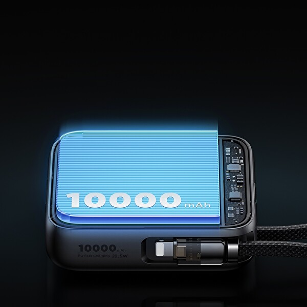 Mcdodo MC-2550 10000 mAh 22.5W Dahili Kablolu Mini Powerbank