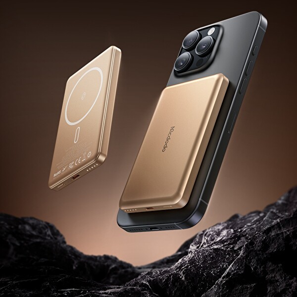 Mcdodo MC-4642 5000 mAh 20W Metal Ultra İnce Kablosuz Powerbank