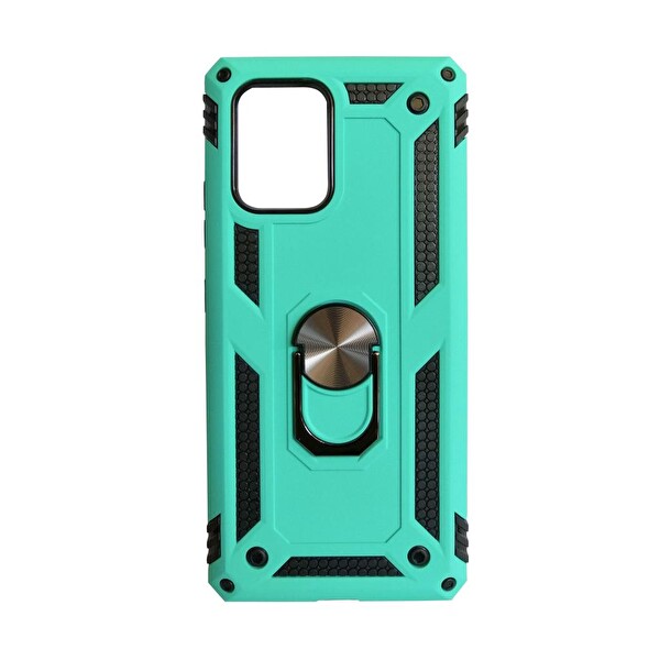 PDAteknoloji Samsung Galaxy S10 Lite Silikon Turkuaz Telefon Kılıfı