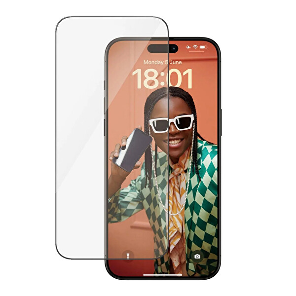 Panzerglass iPhone 15 Pro Max Uwf Şeffaf Cam Ekran Koruyucu