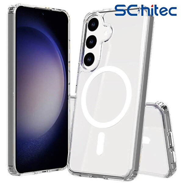 Samsung Galaxy S25 FE Magsafe Şeffaf Telefon Kılıfı