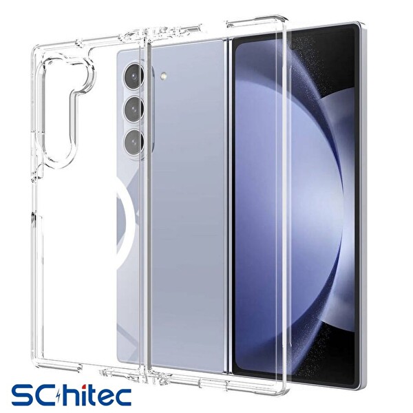 Samsung Galaxy Z Fold 6 Magsafe Şeffaf Telefon Kılıfı