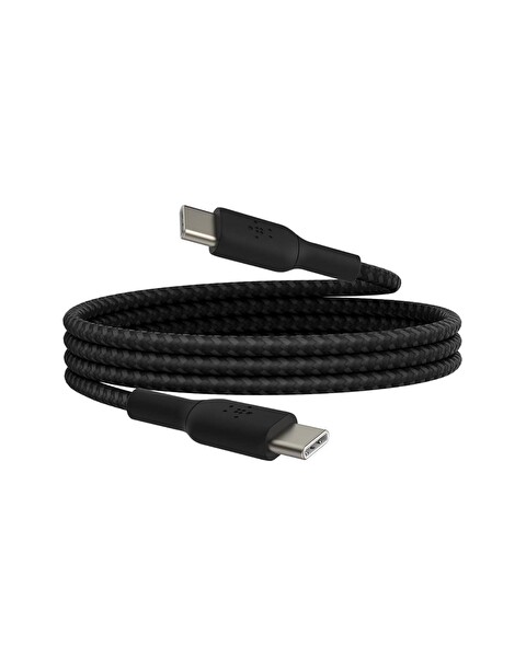 Belkin Boost Charge 60 W Örgülü USB-C - USB-C Kablosu 1 M Siyah