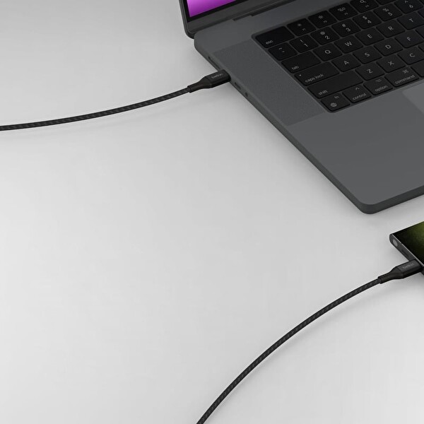 Belkin BoostCharge USB-C 240 W PD USB-IF Sertifikalı Hızlı Şarj Kablosu 1 M