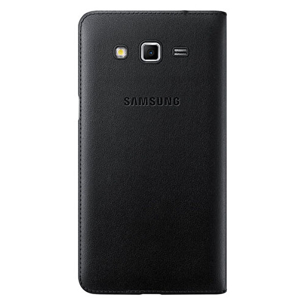 Samsung Galaxy G7100 Grand 2 Flip Wallet Siyah Telefon Kılıfı