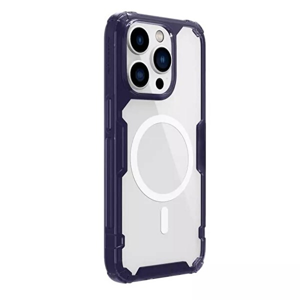 Mcdodo İphone 14 Pro TPU Manyetik Koyu Mor Telefon Kılıfı