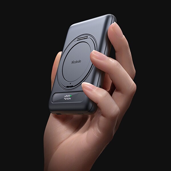 Mcdodo MC-8361 5000 mAh 20W Halka Standlı Metal Manyetik Powerbank