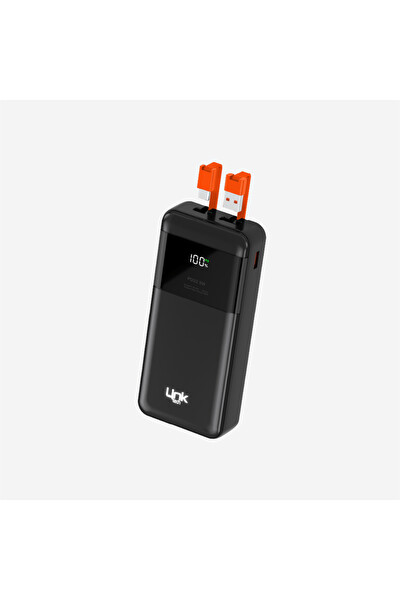 Linktech LC23 Strong Dijital Ekranlı 22.5W 20.000 Mah Hızlı Powerbank Siyah
