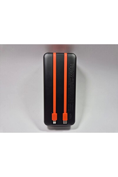 Linktech LC33 Strong Dijital Ekranlı 22.5W 30.000 Mah Hızlı Powerbank Siyah