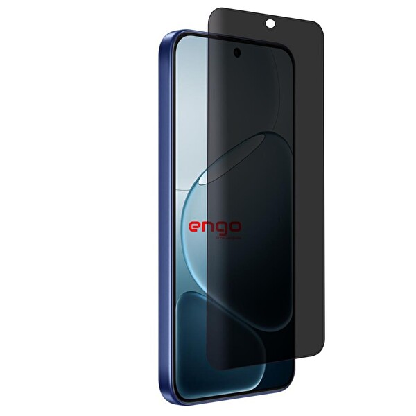 Engo Oppo A6 Pro Hayalet Ekran Koruyucu Anti Spy Şeffaf Film