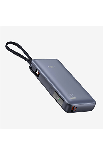 Linktech P131 - 130W Dijital Ekranlı Dahili Type-C Kablolu 20000 mAh Powerbank
