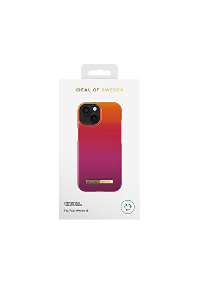 Ideal of Sweden Fashion Case iPhone 15 Pembe Geçişli Telefon Kılıfı