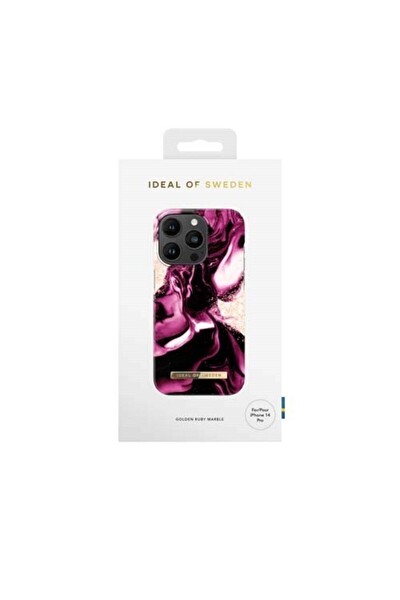 Ideal of Sweden Fashion Case iPhone 14 Pro Pembe Telefon Kılıfı