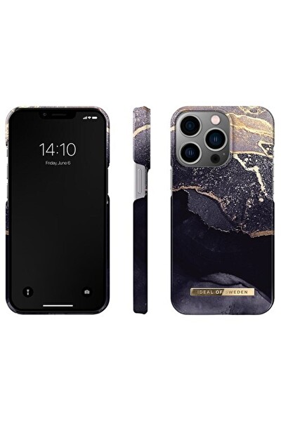Ideal of Sweden Fashion Case iPhone 13 Pro Gece Yarısı Siyahı Telefon Kılıfı