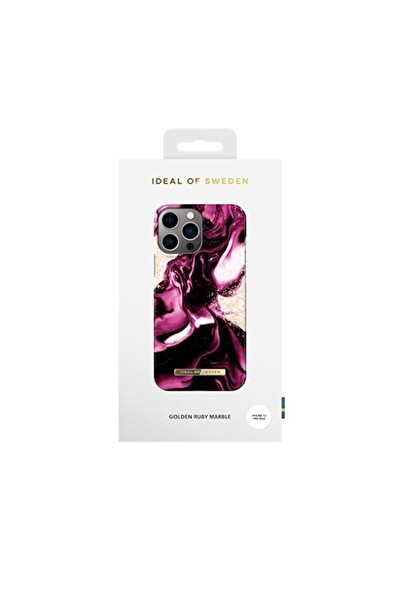 Ideal of Sweden Fashion Case iPhone 13 Pro Max Pembe Telefon Kılıfı